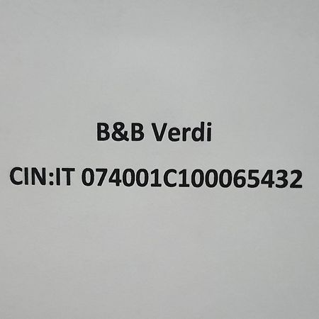 B&B Verdi Μπρίντιζι Εξωτερικό φωτογραφία